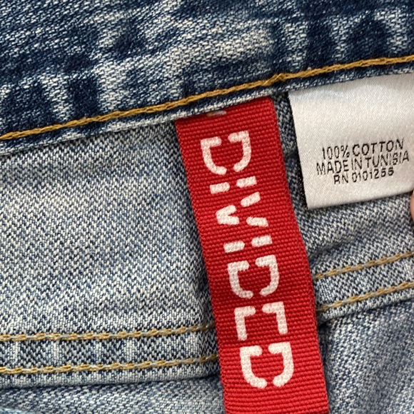 Vintage Button Fly Raw Hem Jeans - Picture 7 of 10